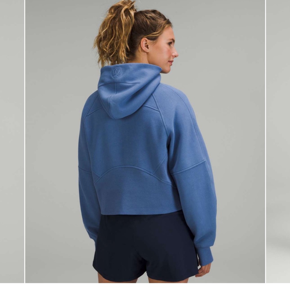 Lululemon Scuba Oversized Half-Zip Hoodie Water Drop